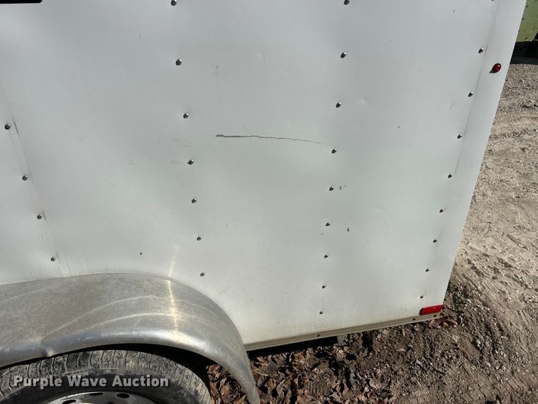 image for item ET6633 2016 Doolittle enclosed cargo trailer