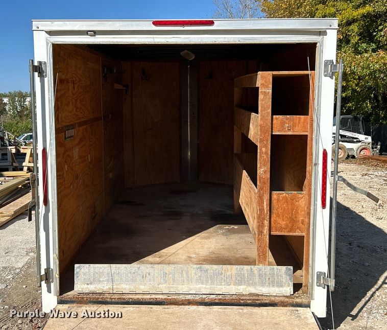 image for item ET6633 2016 Doolittle enclosed cargo trailer