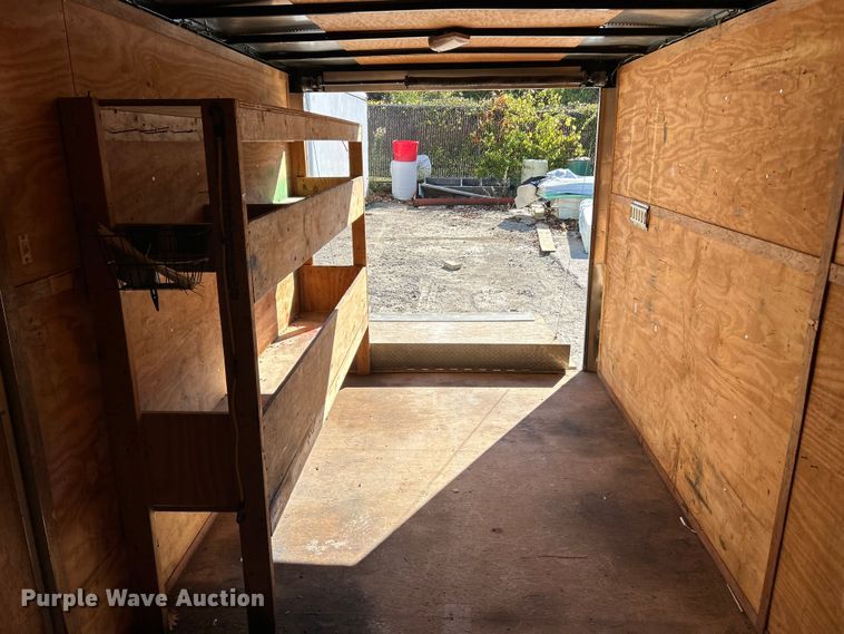 image for item ET6633 2016 Doolittle enclosed cargo trailer