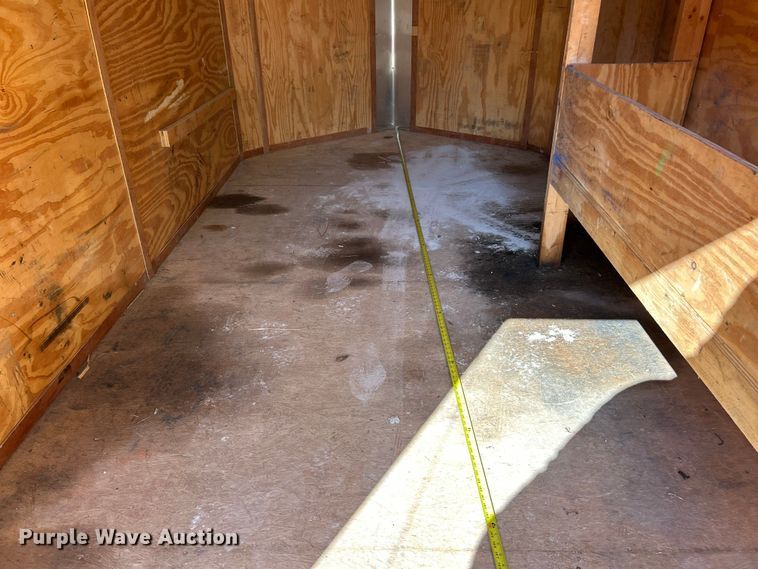 image for item ET6633 2016 Doolittle enclosed cargo trailer