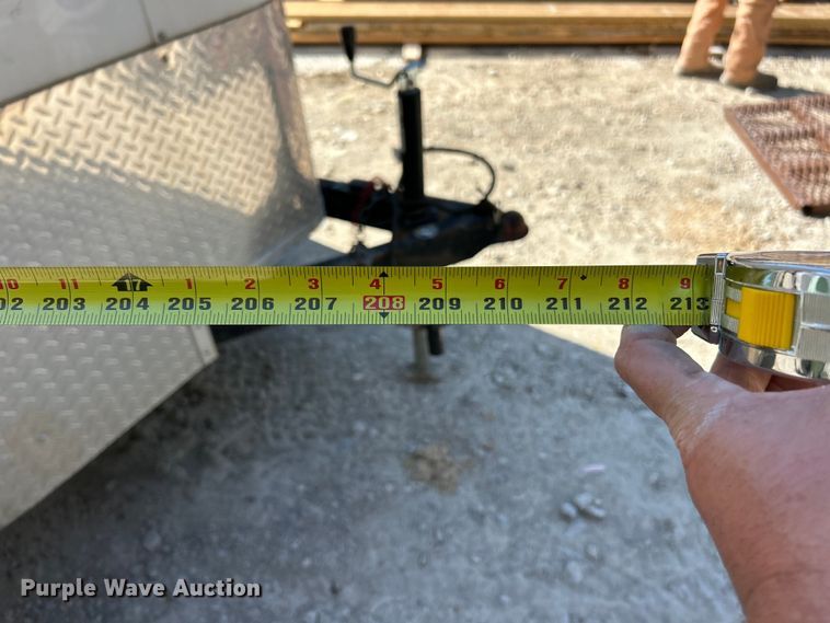 image for item ET6633 2016 Doolittle enclosed cargo trailer