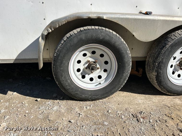 image for item ET6633 2016 Doolittle enclosed cargo trailer