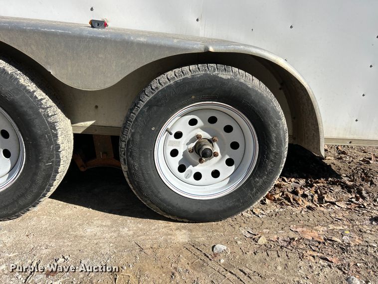 image for item ET6633 2016 Doolittle enclosed cargo trailer