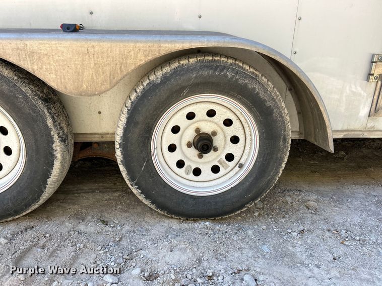 image for item ET6633 2016 Doolittle enclosed cargo trailer