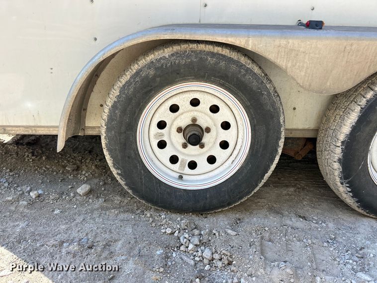 image for item ET6633 2016 Doolittle enclosed cargo trailer