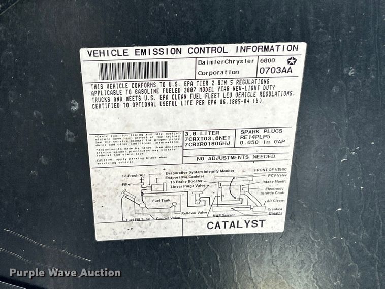 image for item ET6639 2007 Jeep Wrangler SUV