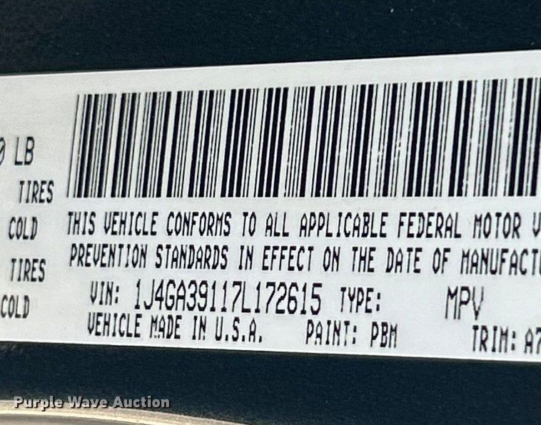 image for item ET6639 2007 Jeep Wrangler SUV