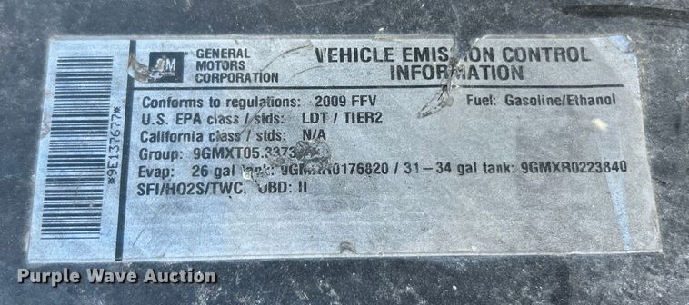 image for item ET6641 2009 Chevrolet Silverado 1500 animal control pickup truck