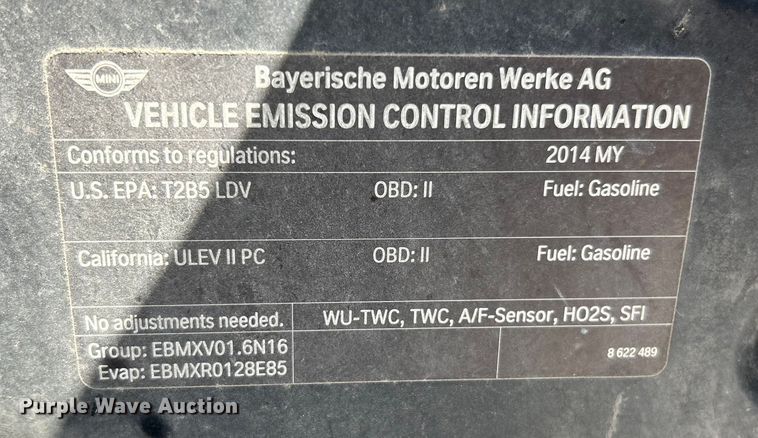 image for item ET6642 2014 Mini Cooper  Countryman 