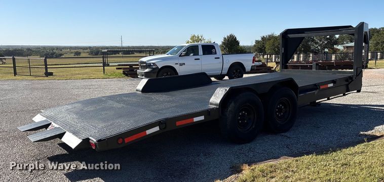 image for item ET7223 1999 Diamond 20' Utility tilt deck equipment trailer