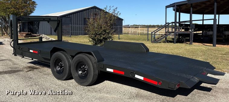 image for item ET7223 1999 Diamond 20' Utility tilt deck equipment trailer