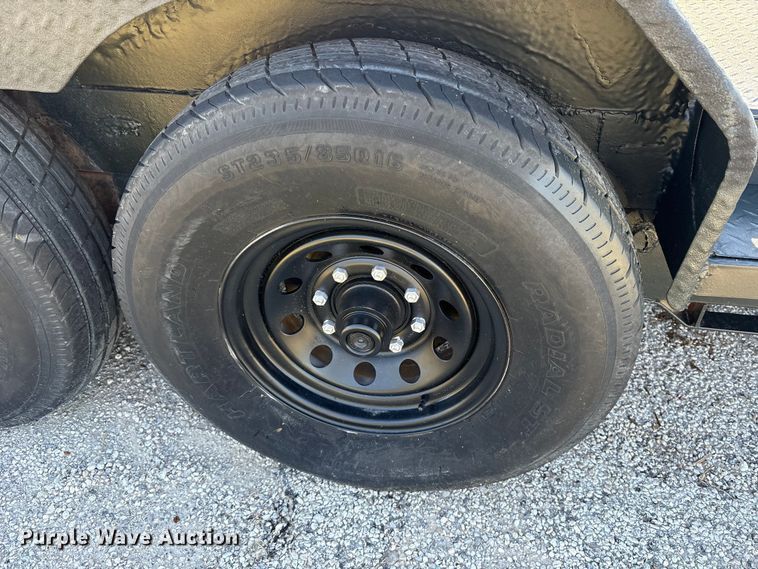 image for item ET7223 1999 Diamond 20' Utility tilt deck equipment trailer