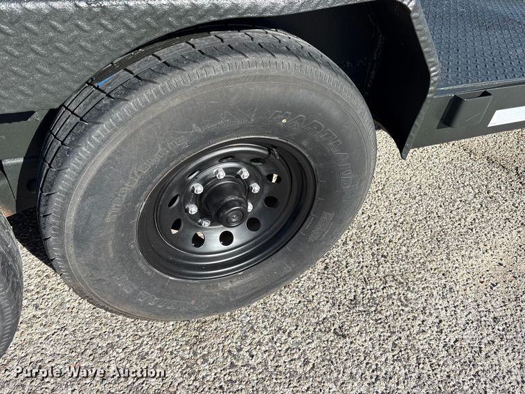 image for item ET7223 1999 Diamond 20' Utility tilt deck equipment trailer