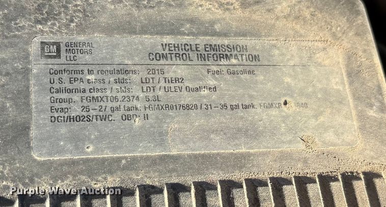 image for item ET7253 2015 GMC Sierra 1500 Double Cab pickup truck