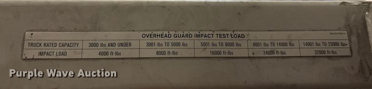 image for item ET8566 2016 UniCarriers PF70 forklift