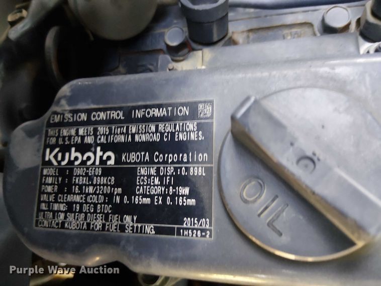 image for item EU2593 2015 Kubota RTV-X900 utility vehicle