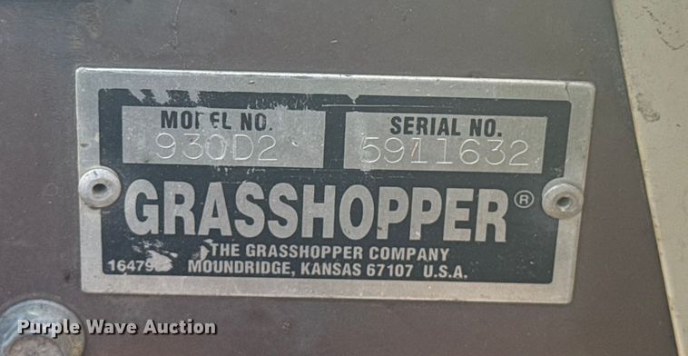 image for item EU4001 Grasshopper 930D ZTR lawn mower