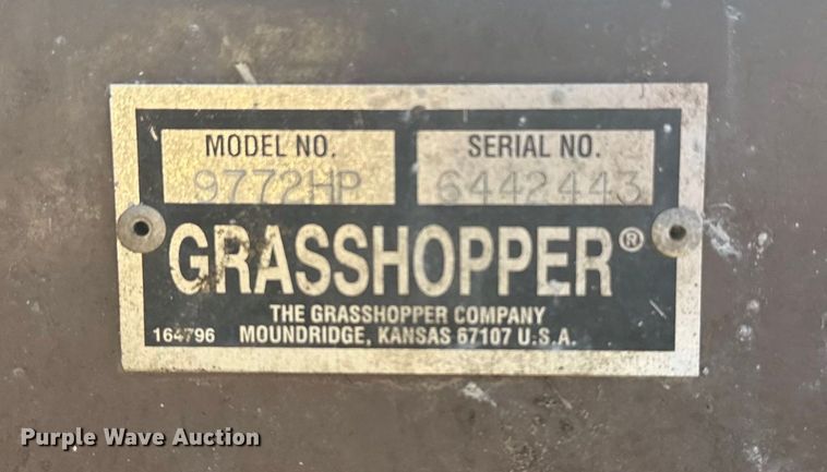 image for item EU4003 Grasshopper 932 ZTR lawn mower