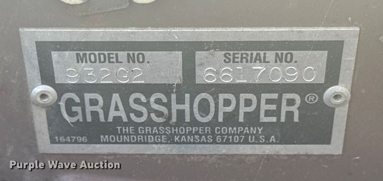 image for item EU4003 Grasshopper 932 ZTR lawn mower