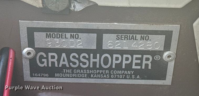 image for item EU4004 Grasshopper 930D ZTR lawn mower