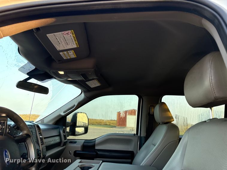 image for item EU5062 2020 Ford F350 Super Duty XL Crew Cab flatbed pickup truck