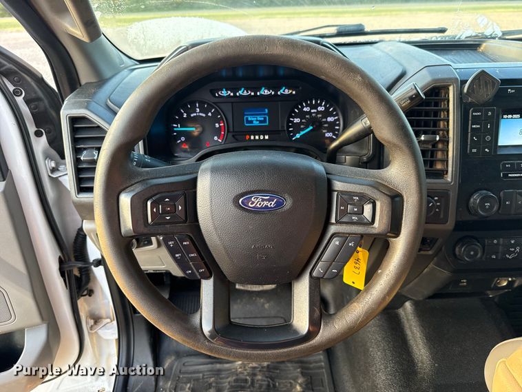 image for item EU5062 2020 Ford F350 Super Duty XL Crew Cab flatbed pickup truck