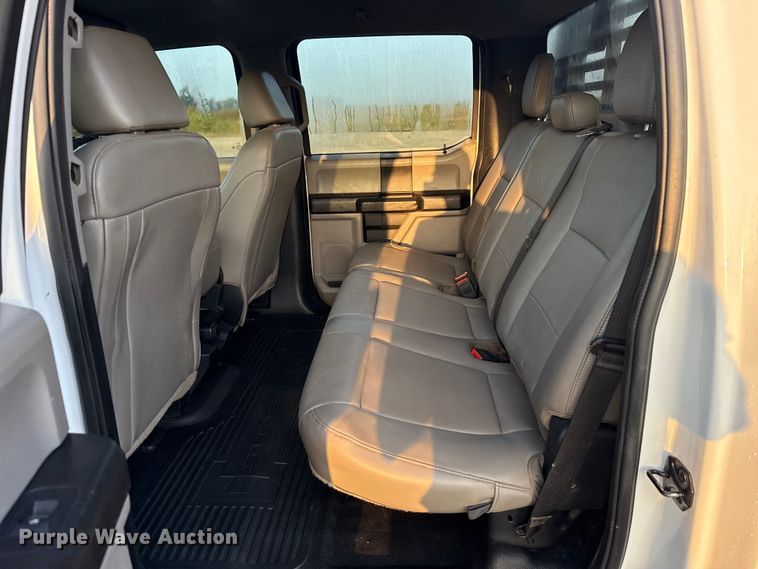 image for item EU5062 2020 Ford F350 Super Duty XL Crew Cab flatbed pickup truck