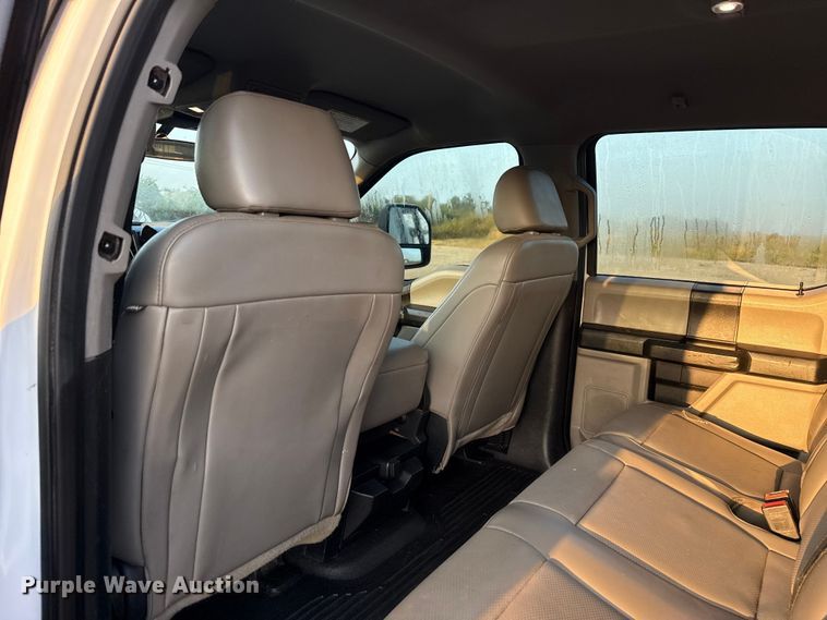 image for item EU5062 2020 Ford F350 Super Duty XL Crew Cab flatbed pickup truck