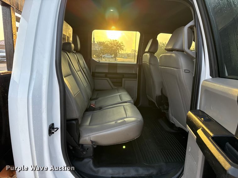 image for item EU5062 2020 Ford F350 Super Duty XL Crew Cab flatbed pickup truck