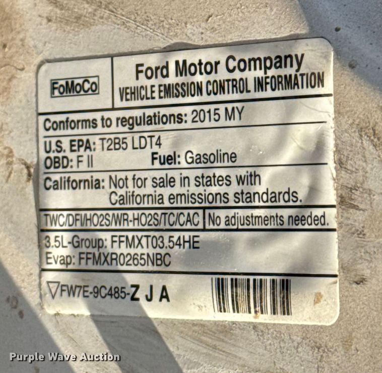 image for item EU5237 2015 Lincoln Navigator SUV