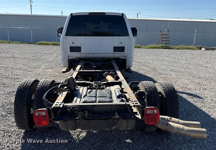 image for item EU5336 2018 Ford F550 SuperCab truck cab and chassis