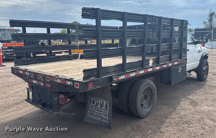 image for item EU6139 2009 Dodge Ram 5500 flatbed truck