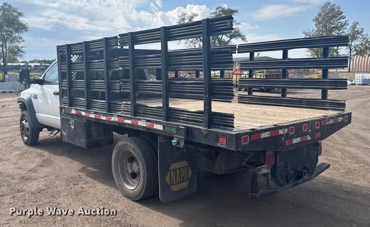 image for item EU6139 2009 Dodge Ram 5500 flatbed truck