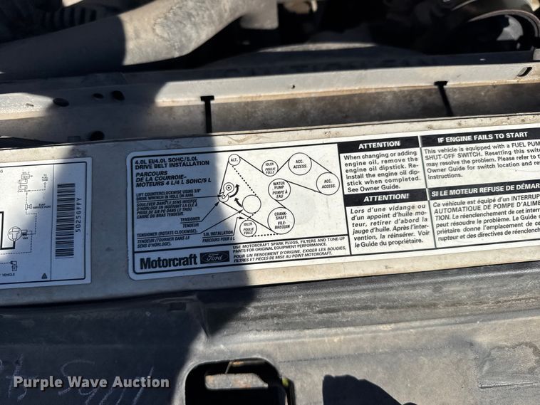 image for item EU6217 2001 Mercury Mountaineer SUV