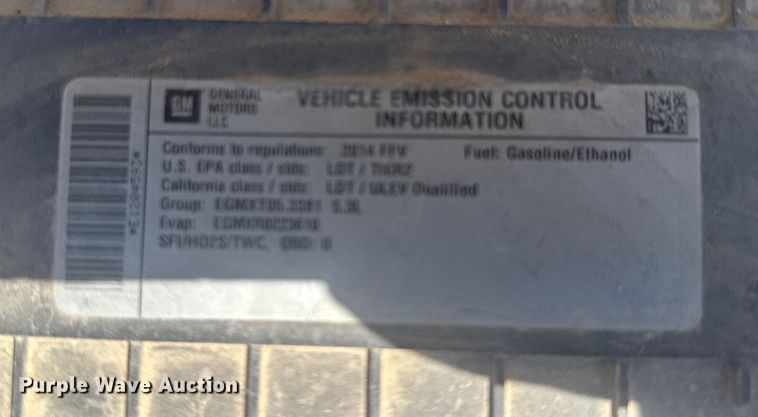 image for item EU6222 2014 Chevrolet Express 1500 van