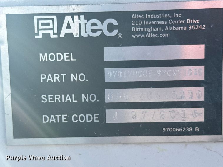 image for item EU6224 2016 Ford F550 Super Duty XL bucket truck