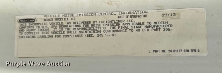 image for item EU6225 2014 Freightliner Business Class M2 digger derrick truck