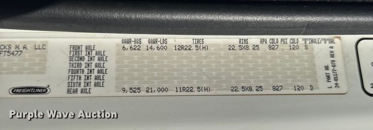 image for item EU6225 2014 Freightliner Business Class M2 digger derrick truck