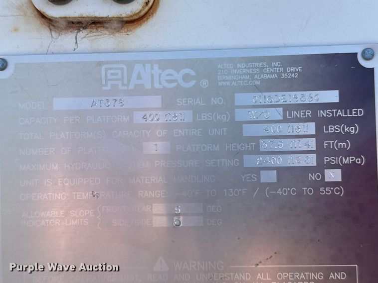 image for item EU6230 2016 Ford F550 Super Duty bucket truck