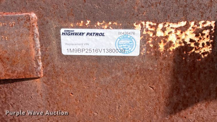 image for item EU6231 1997 MICH pole trailer