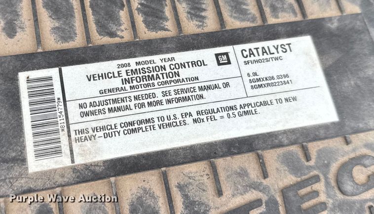 image for item EU6261 2008 Chevrolet Express 