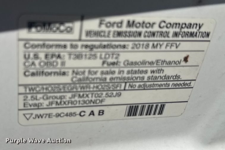 image for item EU6339 2018 Ford Transit Connect van