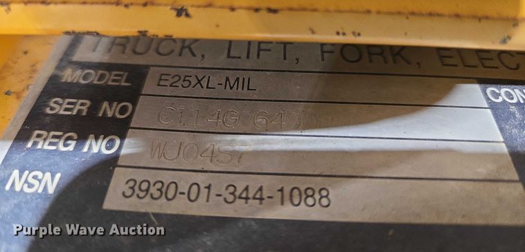 image for item EV2516 2016 Hyster E25XL-MIL forklift