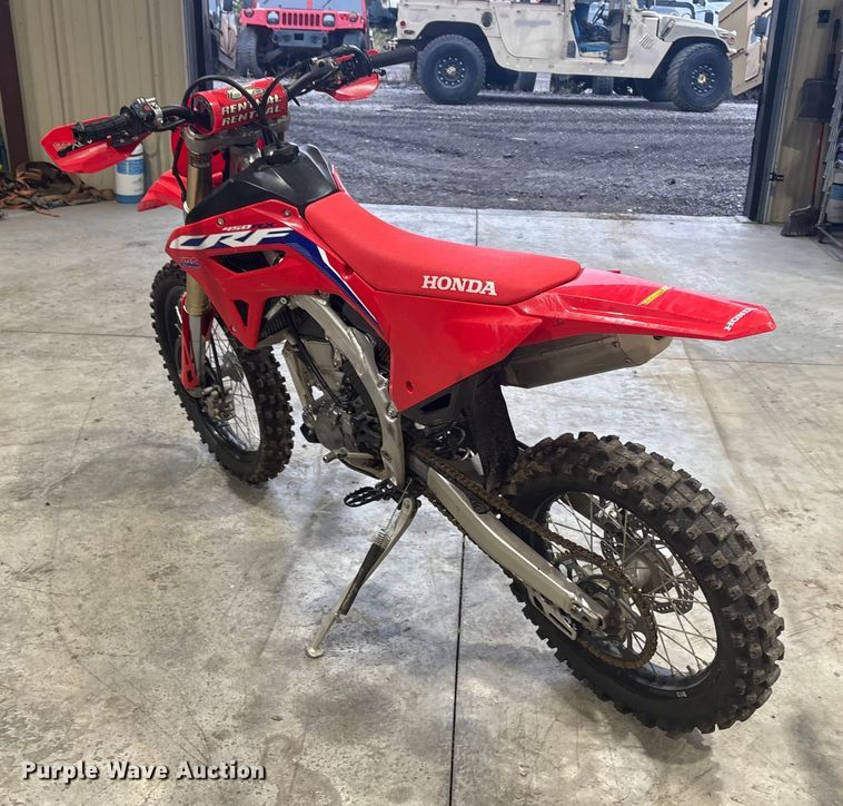 image for item EV2518 2021 Honda CRF 450RX dirt bike