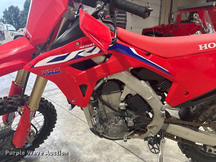 image for item EV2518 2021 Honda CRF 450RX dirt bike