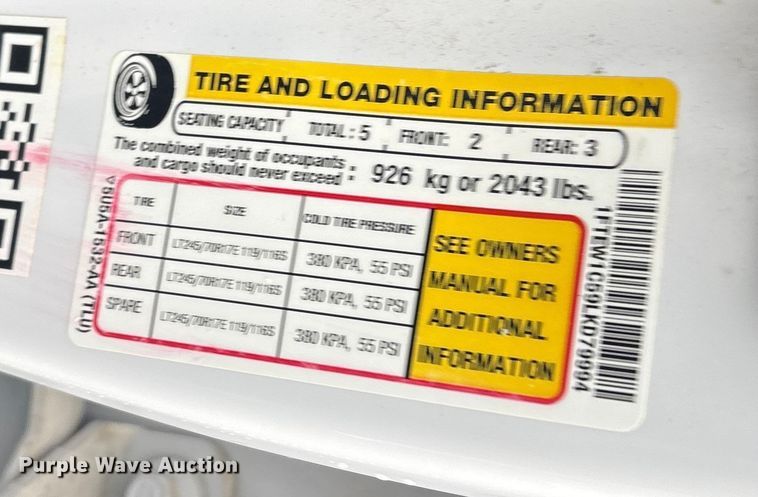 image for item EV2521 2020 Ford F150 XL SuperCrew pickup truck