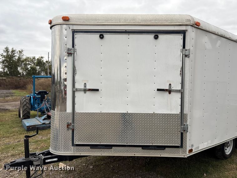 image for item EV2528 2012 Haulmark VT818BT-102 enclosed cargo trailer