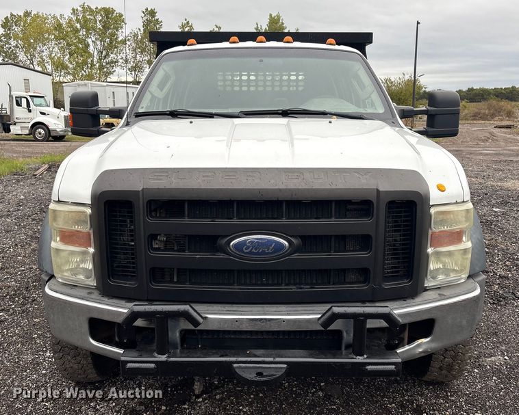 image for item EV2533 2008 Ford F550 Super Duty XL dump bed pickup truck