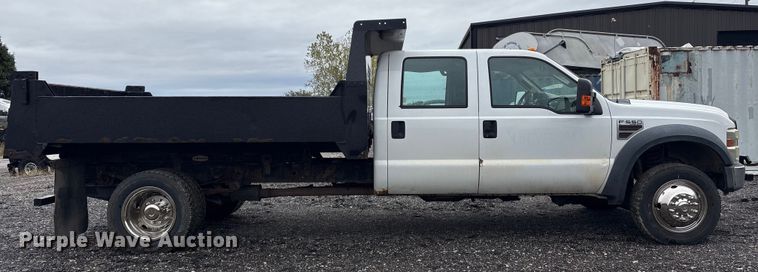 image for item EV2533 2008 Ford F550 Super Duty XL dump bed pickup truck