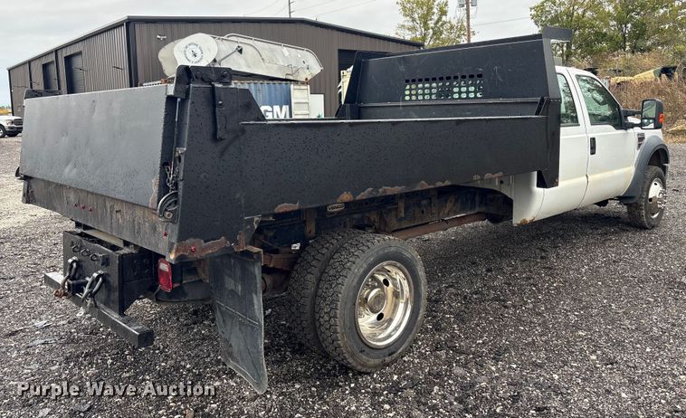 image for item EV2533 2008 Ford F550 Super Duty XL dump bed pickup truck